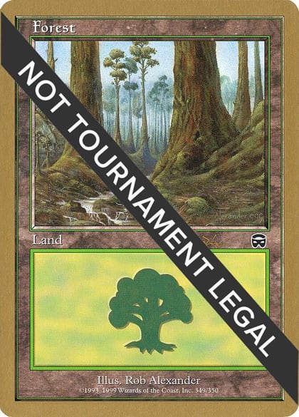 Forest (349) - 2001 Jan Tomcani (MMQ), World Championship Decks #165077