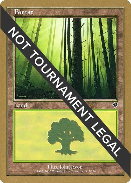Forest (347) - 2001 Jan Tomcani (INV), World Championship Decks #165078