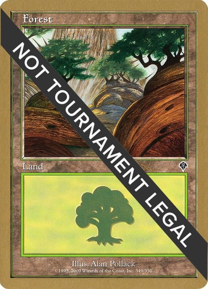 Forest (349) - 2001 Jan Tomcani (INV), World Championship Decks #165079
