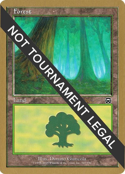 Forest (347) - 2001 Jan Tomcani (MMQ), World Championship Decks #165080