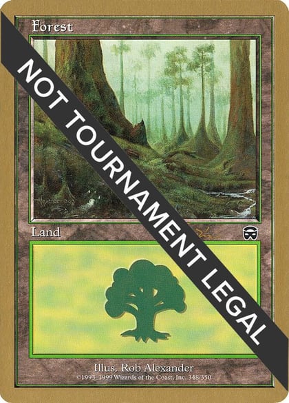 Forest (348) - 2001 Jan Tomcani (MMQ), World Championship Decks #165081
