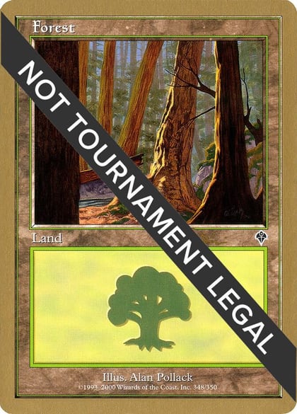 Forest (348) - 2001 Jan Tomcani (INV), World Championship Decks #165082