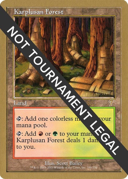 Karplusan Forest - 2001 Jan Tomcani (7ED), World Championship Decks #165085