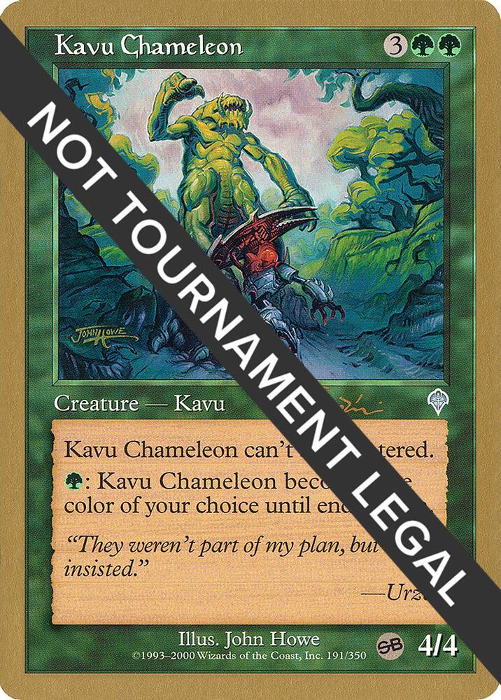 Kavu Chameleon - 2001 Jan Tomcani (INV) (SB), World Championship Decks #165086