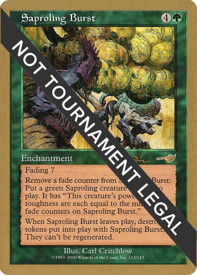 Saproling Burst - 2001 Jan Tomcani (NMS), World Championship Decks #165094