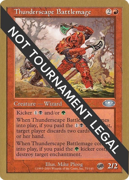 Thunderscape Battlemage - 2001 Jan Tomcani (PLS), World Championship Decks #165099