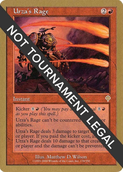 Urza's Rage - 2001 Jan Tomcani (INV), World Championship Decks #165100
