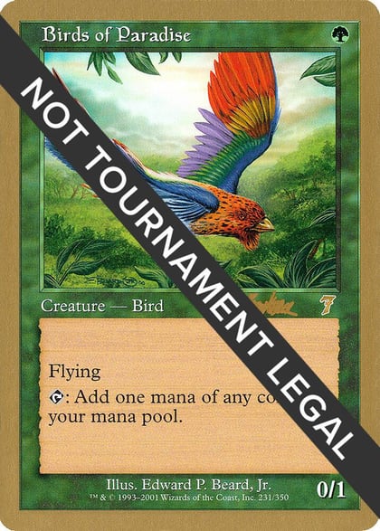 Birds of Paradise - 2002 Brian Kibler (7ED), World Championship Decks #173437