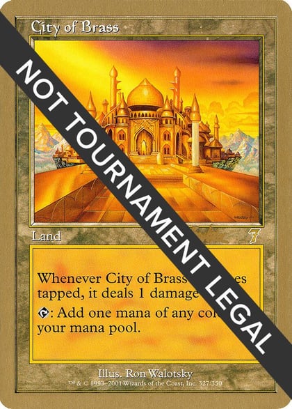 City of Brass - 2002 Brian Kibler (7ED), World Championship Decks #173442