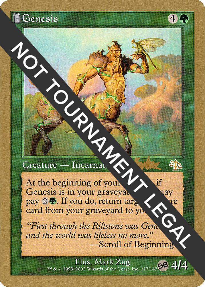 Genesis - 2002 Brian Kibler (JUD) (SB), World Championship Decks #173456