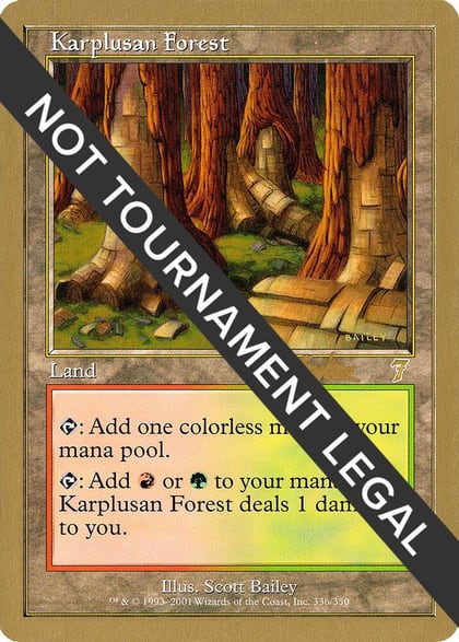 Karplusan Forest - 2002 Brian Kibler (7ED), World Championship Decks #173463