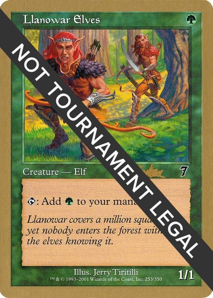Llanowar Elves - 2002 Brian Kibler (7ED), World Championship Decks #173465