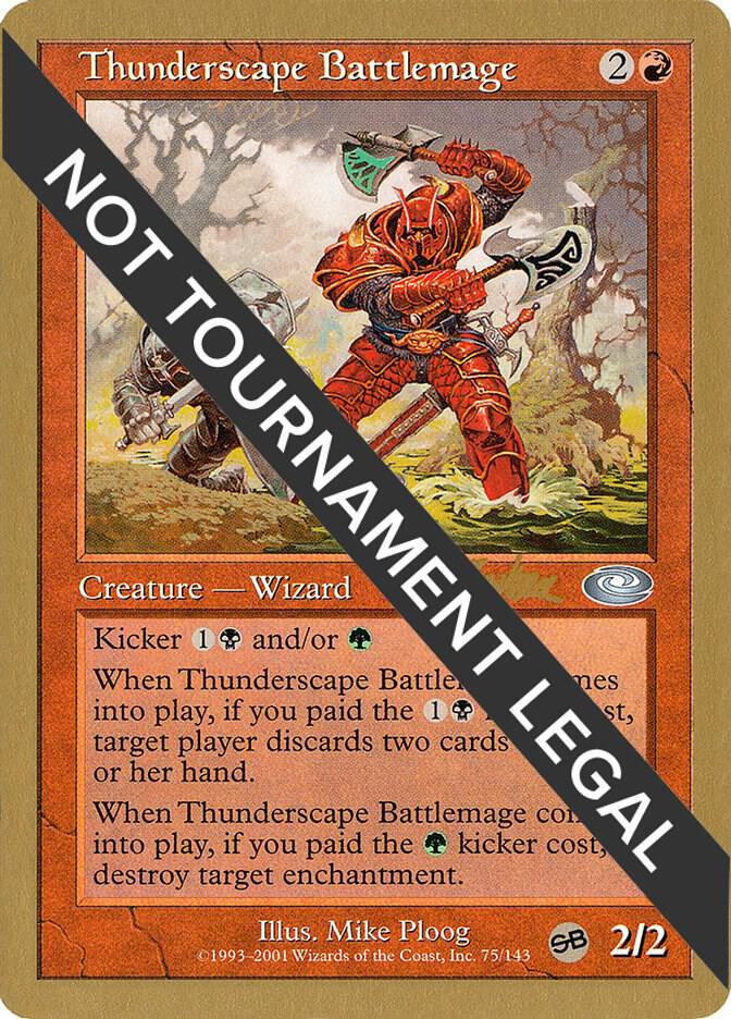 Thunderscape Battlemage - 2002 Brian Kibler (PLS) (SB), World Championship Decks #173480