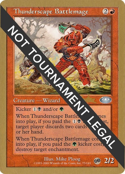 Thunderscape Battlemage - 2002 Brian Kibler (PLS) (SB), World Championship Decks #173480