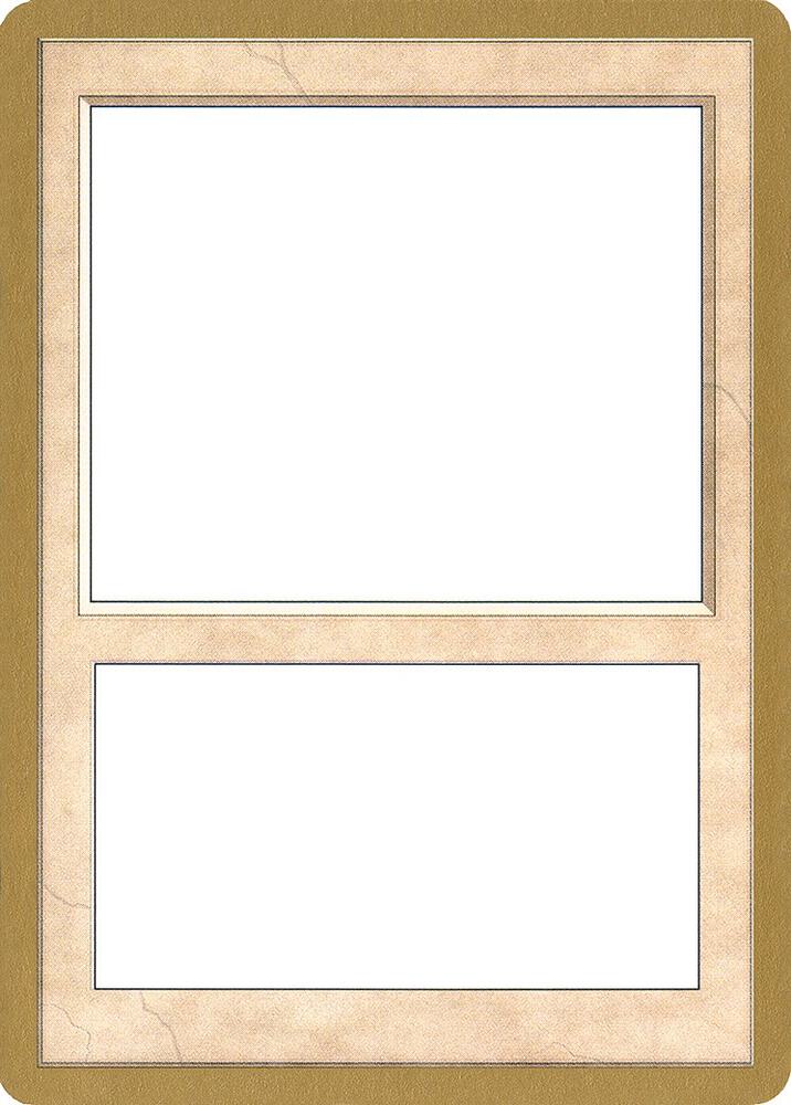 2002 World Championship Blank Card, World Championship Decks P173484