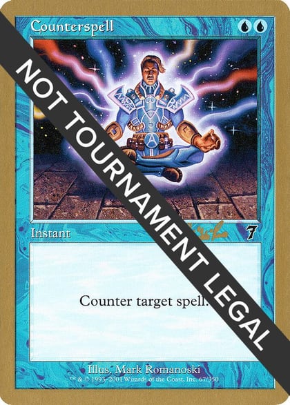 Counterspell - 2002 Carlos Romao (7ED), World Championship Decks #173498