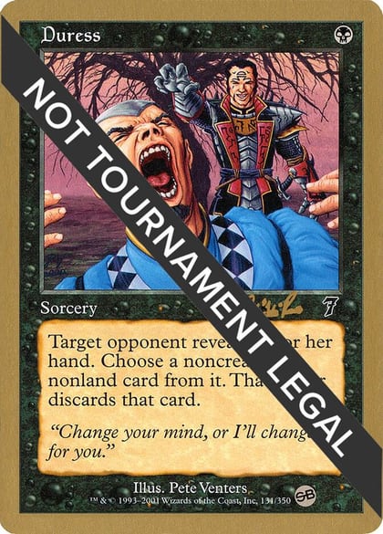 Duress - 2002 Carlos Romao (7ED) (SB), World Championship Decks #173502