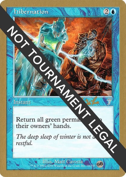 Hibernation - 2002 Carlos Romao (7ED) (SB), World Championship Decks #173811