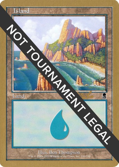 Island (336) - 2002 Carlos Romao (ODY), World Championship Decks #173813