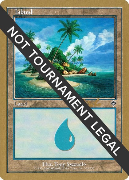 Island (335) - 2002 Carlos Romao (INV), World Championship Decks #173818