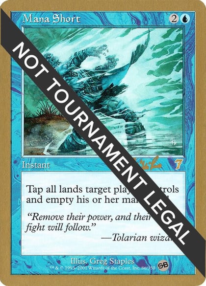 Mana Short - 2002 Carlos Romao (7ED) (SB), World Championship Decks #173822