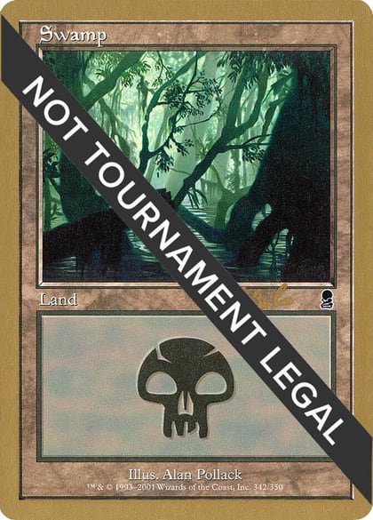 Swamp (342) - 2002 Carlos Romao (ODY), World Championship Decks #173830