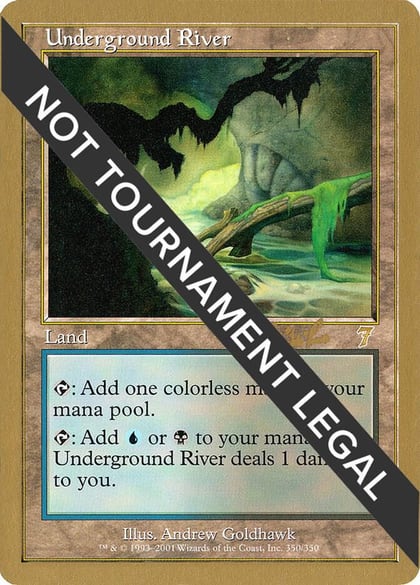 Underground River - 2002 Carlos Romao (7ED), World Championship Decks #173834