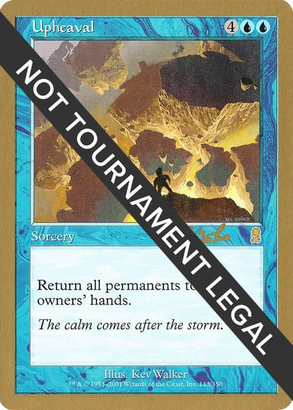 Upheaval - 2002 Carlos Romao (ODY), World Championship Decks #173835