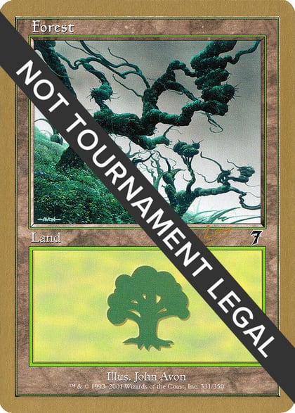 Forest (331) - 2002 Raphael Levy (7ED), World Championship Decks #173841
