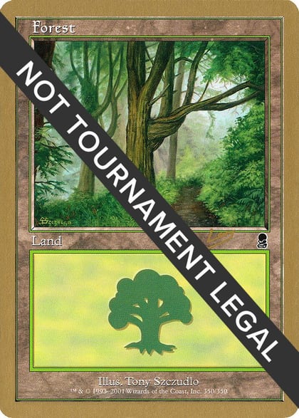 Forest (350) - 2002 Raphael Levy (ODY), World Championship Decks #173844