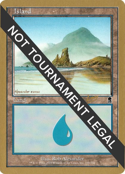 Island (338) - 2002 Raphael Levy (ODY), World Championship Decks #173852