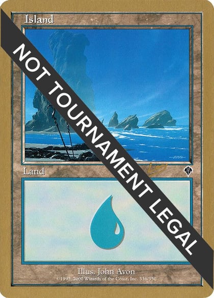 Island (336) - 2002 Raphael Levy (INV), World Championship Decks #173853