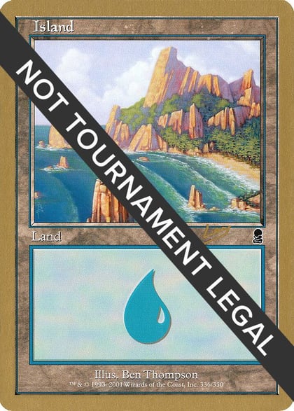 Island (336) - 2002 Raphael Levy (ODY), World Championship Decks #173854