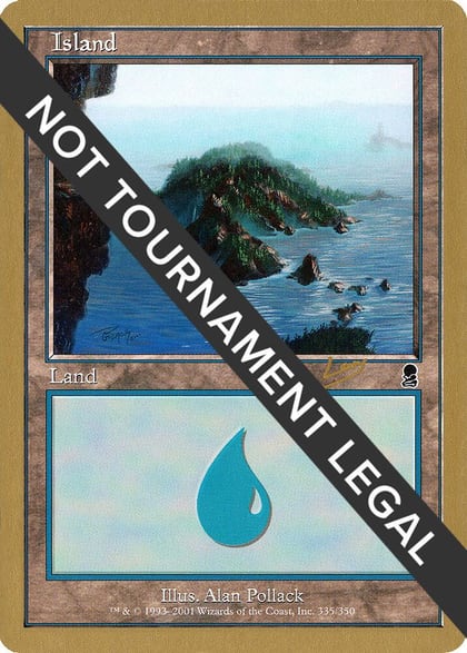 Island (335) - 2002 Raphael Levy (ODY), World Championship Decks #173858