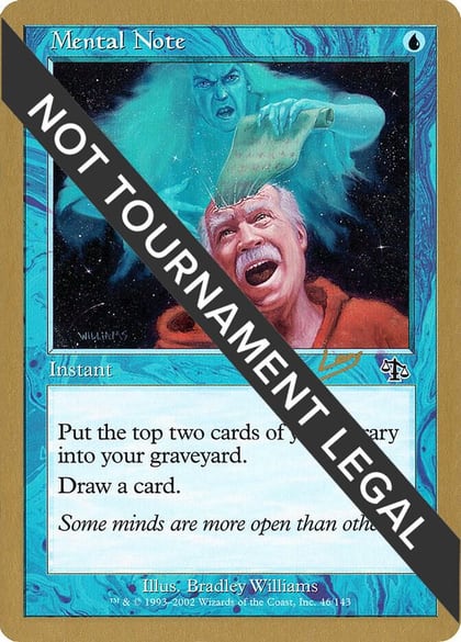 Mental Note - 2002 Raphael Levy (JUD), World Championship Decks #173860