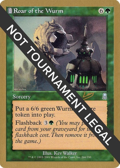 Roar of the Wurm - 2002 Raphael Levy (ODY), World Championship Decks #173867