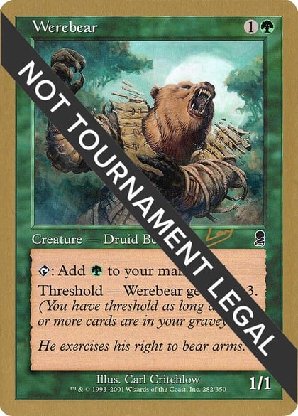 Werebear - 2002 Raphael Levy (ODY), World Championship Decks #173871