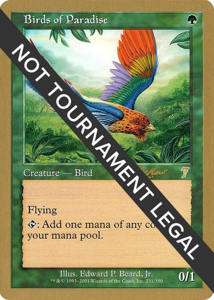 Birds of Paradise - 2002 Sim Han How (7ED), World Championship Decks #173875