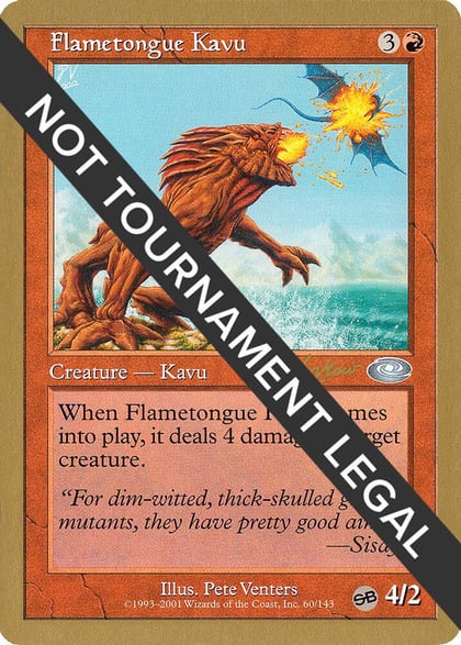 Flametongue Kavu - 2002 Sim Han How (PLS) (SB), World Championship Decks #173880