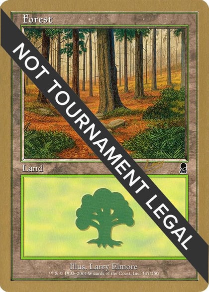 Forest (347) - 2002 Sim Han How (ODY), World Championship Decks #173884