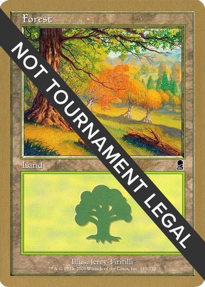 Forest (349) - 2002 Sim Han How (ODY), World Championship Decks #173885