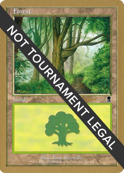 Forest (350) - 2002 Sim Han How (ODY), World Championship Decks #173886