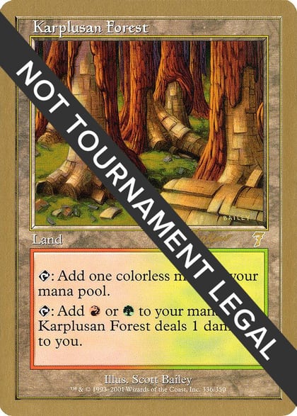 Karplusan Forest - 2002 Sim Han How (7ED), World Championship Decks #173895