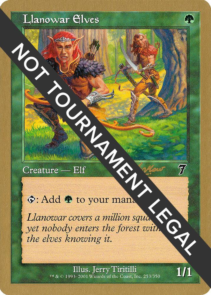 Llanowar Elves - 2002 Sim Han How (7ED), World Championship Decks #173896