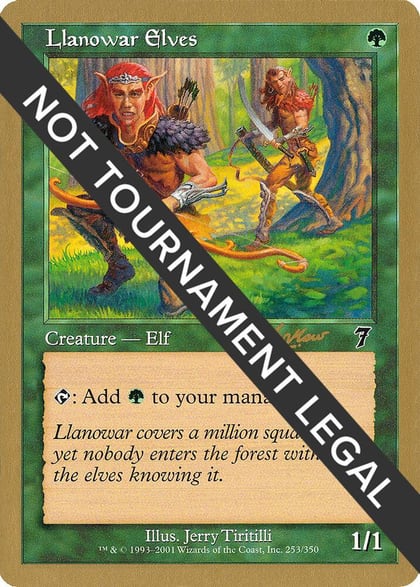 Llanowar Elves - 2002 Sim Han How (7ED), World Championship Decks #173896