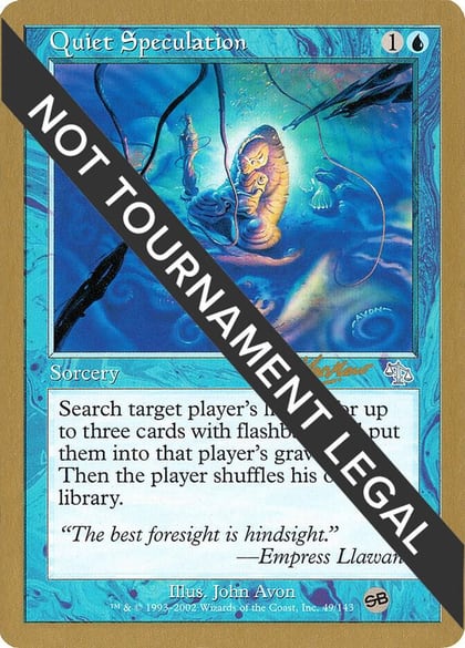 Quiet Speculation - 2002 Sim Han How (JUD) (SB), World Championship Decks #173899