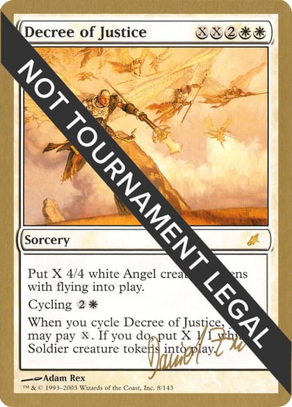 Decree of Justice - 2003 Daniel Zink (SCG), World Championship Decks #173916