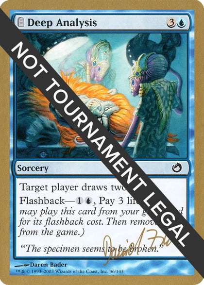 Deep Analysis - 2003 Daniel Zink (TOR), World Championship Decks #173917