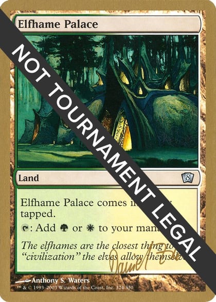 Elfhame Palace - 2003 Daniel Zink (8ED), World Championship Decks #173918