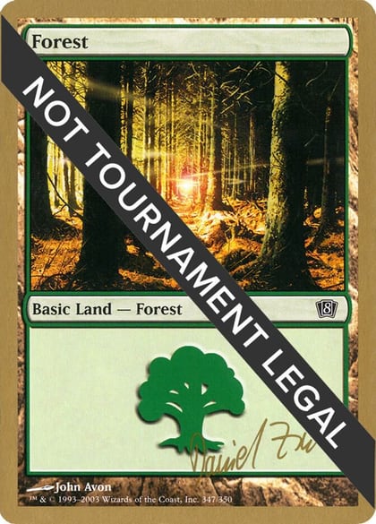 Forest (347) - 2003 Daniel Zink (8ED), World Championship Decks #173921